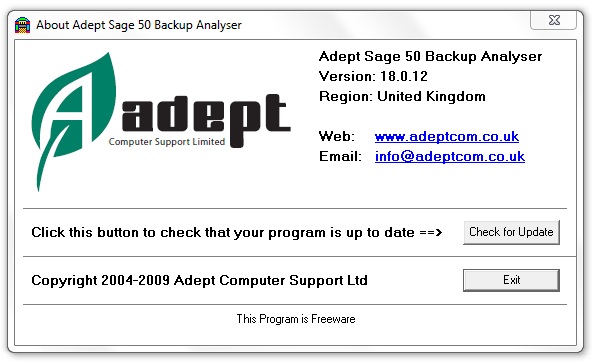 Backup Analyser