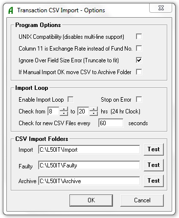 Transaction CSV Import